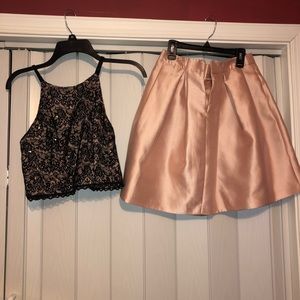 Two piece formal dress